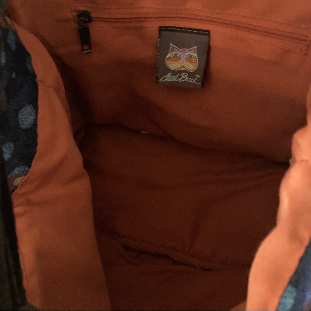 Laurel Burch Cat Drawstring Tote Bag - image 6